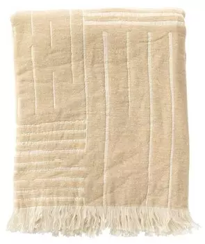 Плед Dutch Decor Stefano, 180x180x140 см цвет pantone semolina