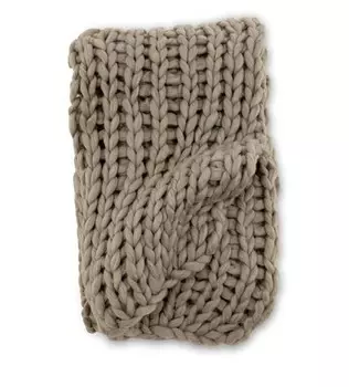 Плед ebuy24 Kate, 130x1x170 см цвет eiche schwarzbraun dekor