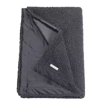 Плед Esprit Home Teddy, 170 см, антрацитовый