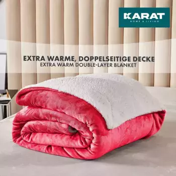 Плед Floordirekt, красный