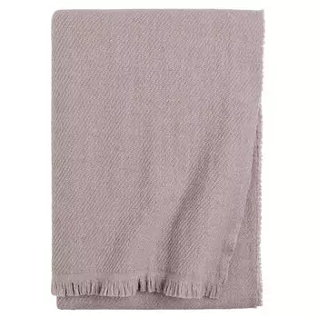 Плед H&amp;M Home Wool, светло-фиолетовый