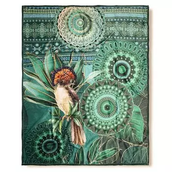 Плед HIP Damali, 130x160x3 см, зеленый