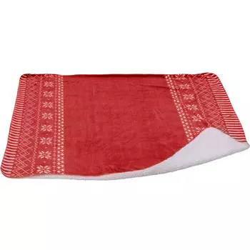 Плед Home Styling Collection, красный