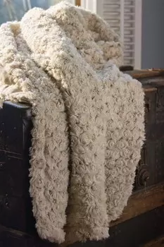 Плед из искусственного меха Bedford Cottage, бежевый