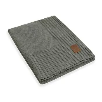 Плед Knit Factory Uni - Городской зеленый - 160x130 см