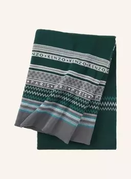 Плед кякадо плед Kenzo Home, зеленый
