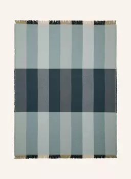 Плед Marc O'Polo ERYK, 150x200 см, цвет petrol/hellblau/blau