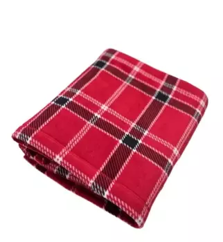Плед Maryplaid All Over Printed Fleece Double 250210, красный