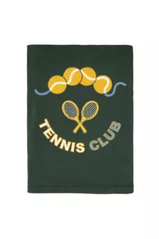 Плед Maryplaid Tennis Fleece Embroidered 6M34036, зеленый