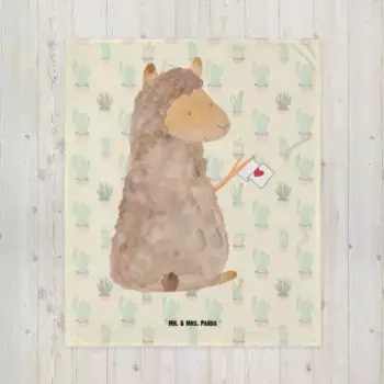 Плед Mr. & Mrs. Panda, зеленый