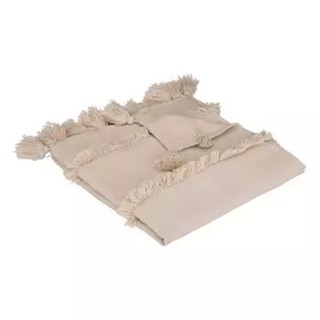 Плед "Роу" бежевый - 130х180 см - Atmosphera crateur d'interieur Atmosphera Crateur d'intrieur