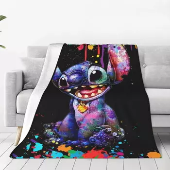 Плед Stitch Heqqred 60 x 50 дюймов, разноцветный