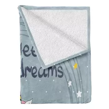 Плед twentyfour Magic Moon, 175 см цвет blau/grau