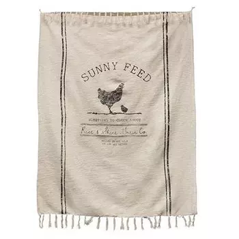 Плед в фермерском стиле Sunny Feed CWI Gifts, бежевый
