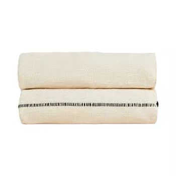 Плед Zara Home Contrast, натуральный