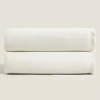 Плед Zara Home Plain Multipurpose, белый