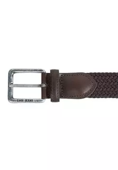 Плетеный ремень LOIS Jeans, цвет Marron Oscuro