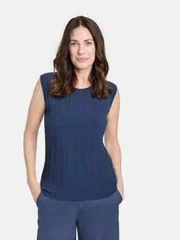 Плиссированная блузка Gerry Weber, индиго