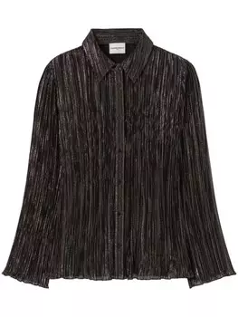 Плиссированная рубашка Claudie Pierlot, черный