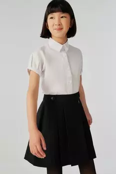 Плиссированная школьная юбка Clarks, черный