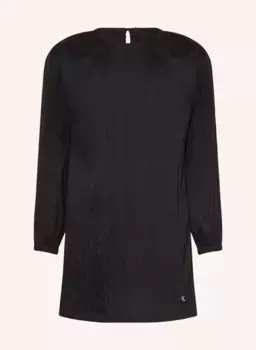 Плиссированное платье Calvin Klein, черный