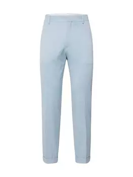 Плиссированные брюки Burton Menswear London, светло-синий