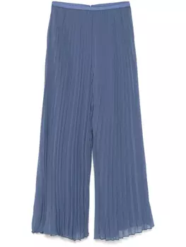 Плиссированные брюки Emporio Armani, синий