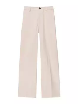 Плиссированные брюки Pull&Bear, розовый