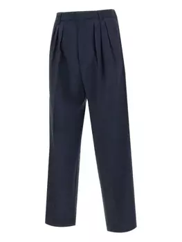 Плиссированные брюки строгого покроя Kenzo, синий