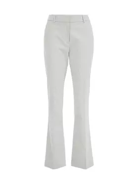Плиссированные брюки We Fashion, пятнистый серый