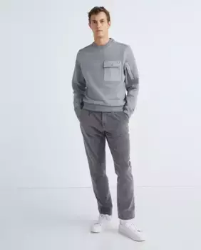 Плиссированные мужские брюки Paul Smith, темно-серый