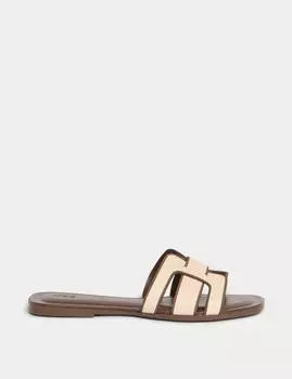 Плоские мюли Marks & Spencer, слоновая кость