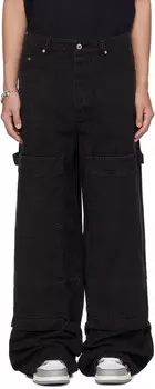 Плотницкие брюки из парусины Off-White, черный