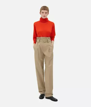 Плотные хлопковые брюки Bottega Veneta