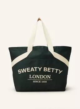 Пляжная сумка Sweaty Betty, цвет DUNKELGRN/ECRU