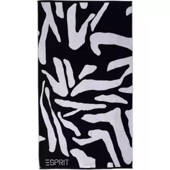 Пляжное полотенце Esprit «Robins Beach», (1 шт.), банное полотенце, современный абстрактный дизайн, черный