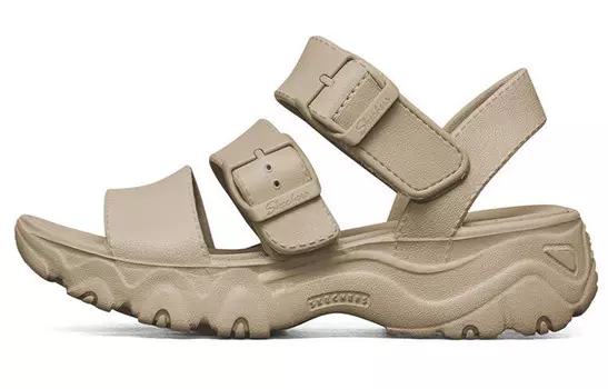 Пляжные сандалии D"LITES 2.0 женские серо-коричневые Skechers
