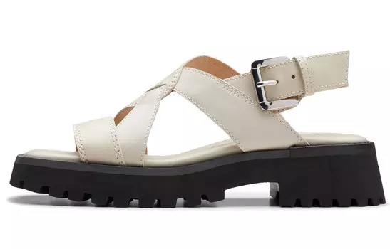 Пляжные сандалии женские белые Clarks