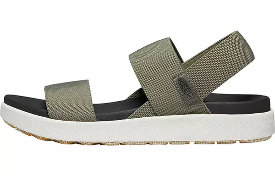 Пляжные сандалии женские серо-оливковые Keen