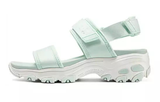 Пляжные сандалии женские зеленые Skechers