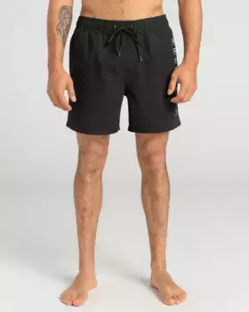 Пляжные шорты Billabong "All Day Heritage Layback", черный