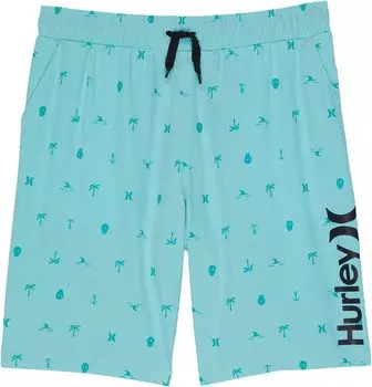 Пляжные шорты Hurley Pull-On Phantom Walkshorts, цвет Aurora Green