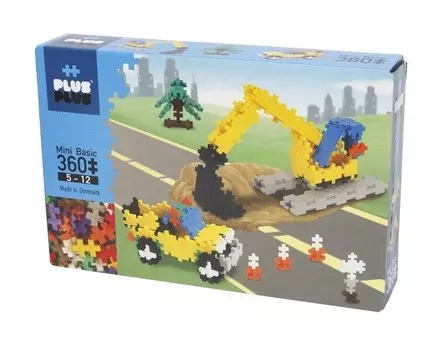 Plus-Plus, Блоки Mini Basic Road Works, 360 шт.