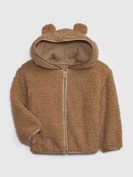 Плюшевая куртка Gap, коричневый