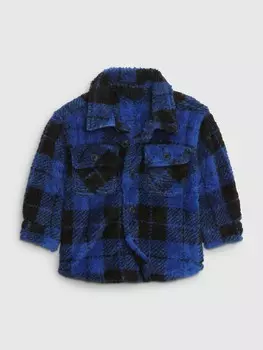Плюшевая куртка Gap, синий