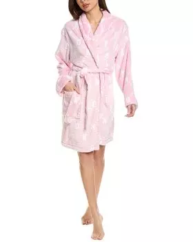 Плюшевый халат DKNY, розовый