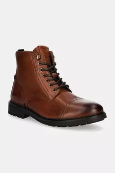 PMS50245 кожаные туфли Pepe Jeans, коричневый