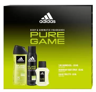 Подарочный набор косметики, 3 шт. Adidas, Pure Game