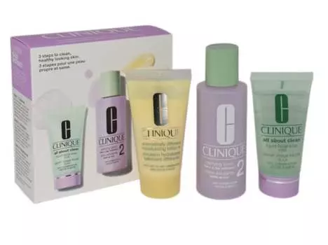 Подарочный набор косметики по уходу за лицом, 3 шт. Clinique