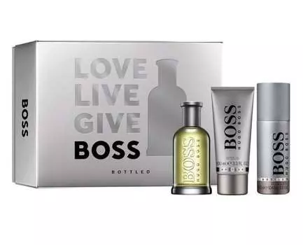 Подарочный набор по уходу за кожей, 3 шт. Hugo Boss Boss Bottled